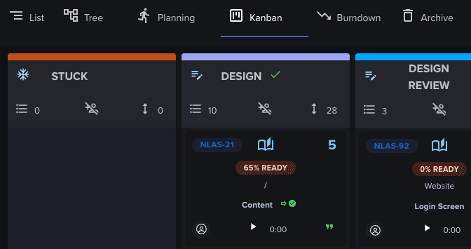 Views in the stories list