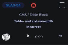 An itemcard showing the item's parent